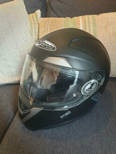 Nitro motorhelm met ingebouwde zonnebril. Maat M