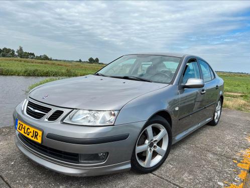 NL Saab 9-3 1.8 T Sedan  Steel Grey, Leder, NAP, Nette auto