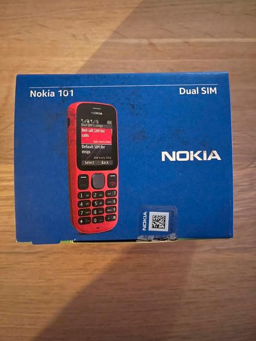 Nokia 101 Dual Sim ( zwart ) zo goed als nieuw