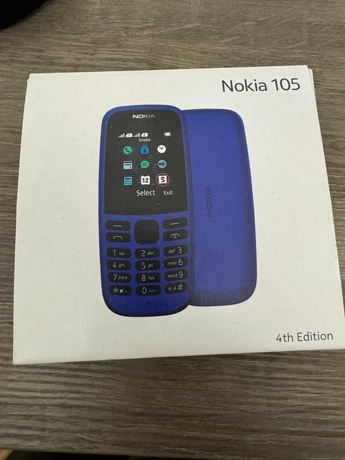 Nokia 105 4th edition. Blauw, dual sim, 1 maand gebruikt.