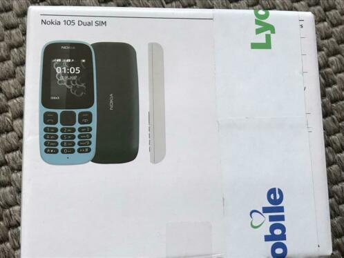 Nokia 105 dual sim nieuw met 5,- beltegoed