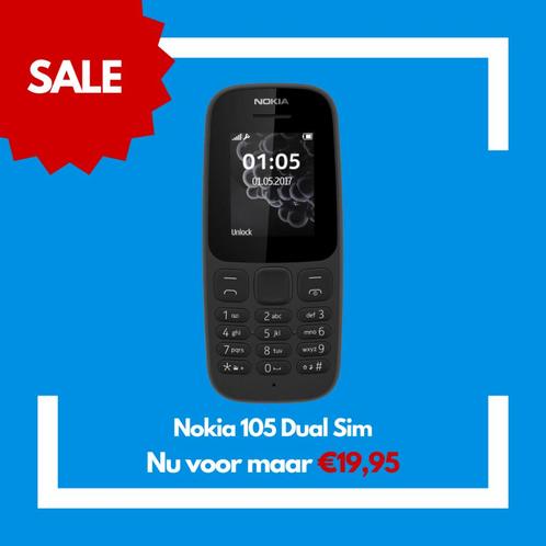 Nokia 105 Dual Sim  Nieuw  Retourdeal