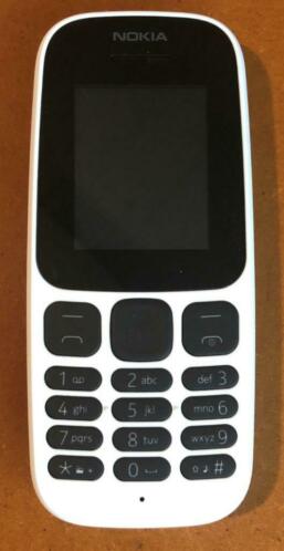 NOKIA 105 met DUAL SIM en FM radio  ZGAN