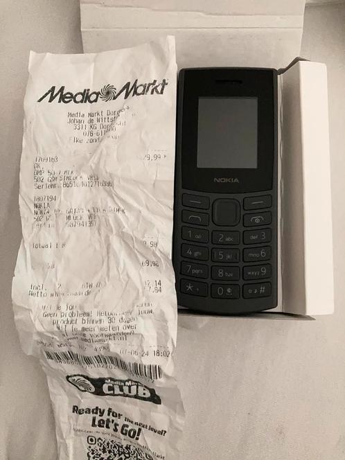 Nokia 105  NIEUW  Duo sim  zwart