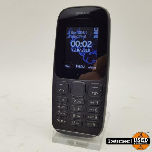 Nokia 105 zwart dual-sim