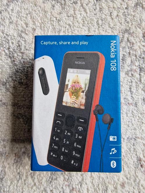 Nokia 108 mobiele telefoon zwart