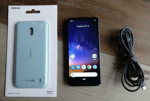 Nokia 2.2  met Android 11 met nieuwe cover