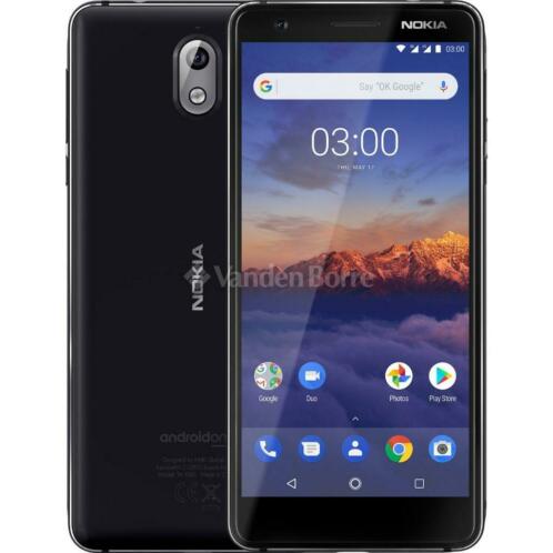 Nokia 3.1 16GB Black DualSim Nieuw en Simlockvrij