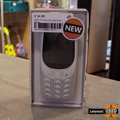 Nokia 3310 Dual Sim Grey Nena  Nieuw