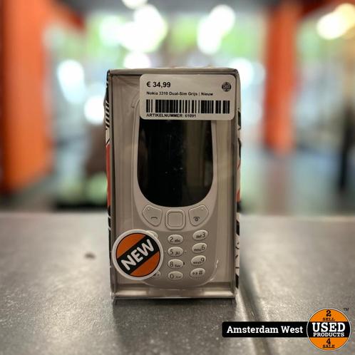 Nokia 3310 Dual-Sim Grijs  Nieuw