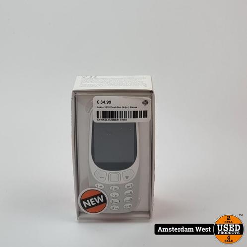 Nokia 3310 Dual-Sim Grijs  Nieuw in verpakking