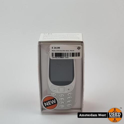 Nokia 3310 Dual-Sim Grijs  Nieuw in verpakking