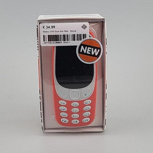 Nokia 3310 Dual Sim Red  Nieuw