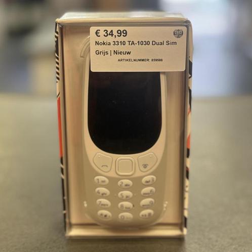 Nokia 3310 TA-1030 Dual Sim Grijs  Nieuw
