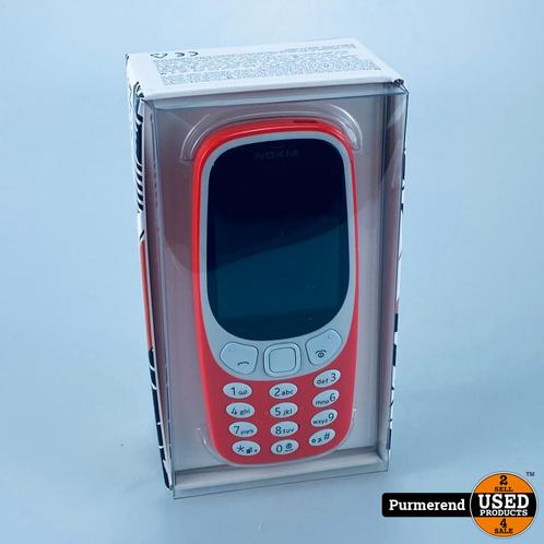 Nokia 3310 TA-1030 Dual Sim Rood  Nieuw