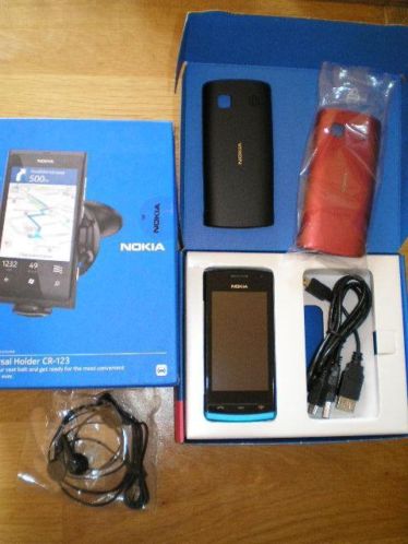 Nokia 500 met carkit navigatie