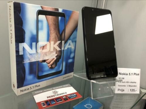 Nokia 5.1 Plus 32GB In Nieuwstaat Met garantie