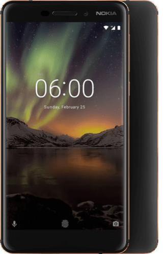 Nokia 6.1 Dual-SIM Black Copper bij KPN