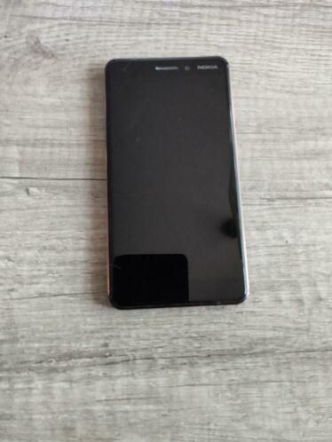 Nokia 6.1 mobiele telefoon. Kleur zwart en met Android one.