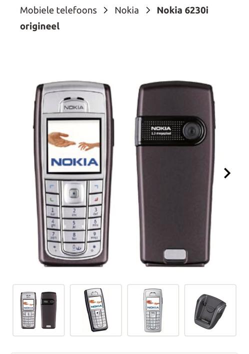 Nokia 6230i met nieuwe batterij