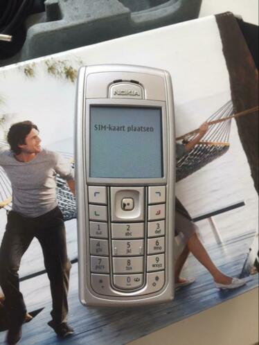 Nokia 6230i zilver, goed en zeer netjes