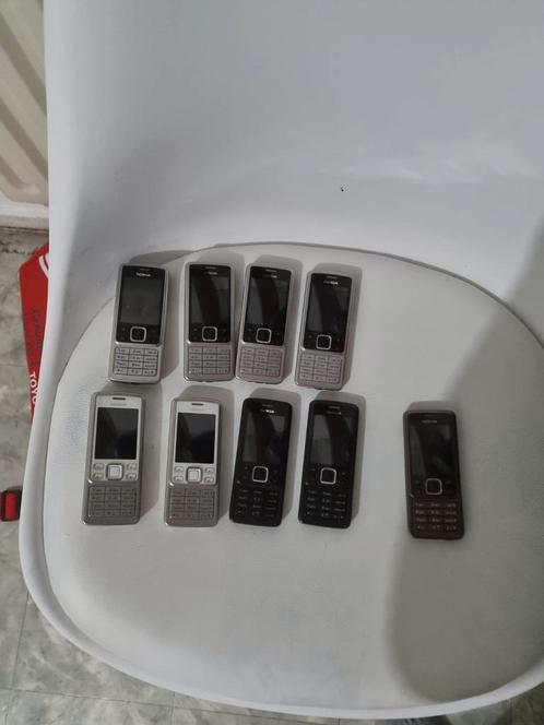 Nokia 6300 simlockvrij. 9 stuks met opladers
