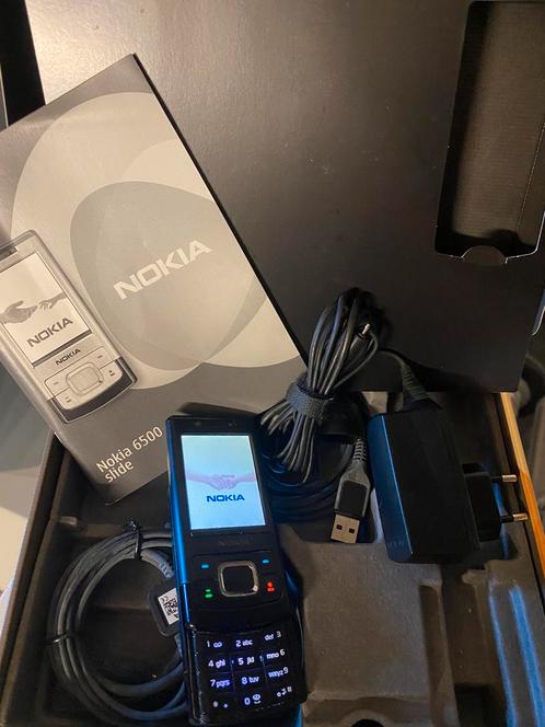 Nokia 6500 Slide BLACK compleet in doos