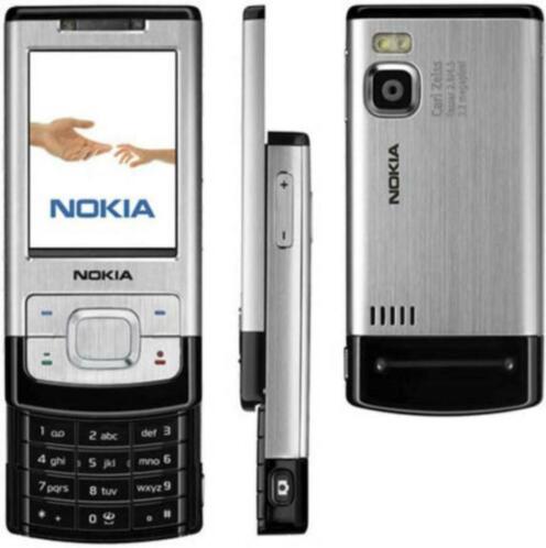 Nokia 6500 Slide kleur zilver Nieuw