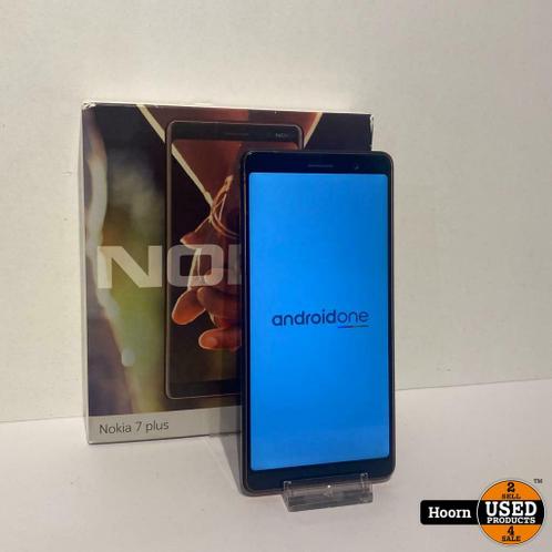 Nokia 7 Plus 64GB ZwartCopper Dual-Sim Compleet in Doos