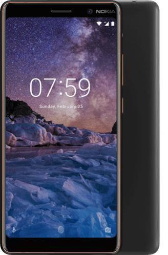 Nokia 7 Plus Dual-SIM Black Copper bij KPN