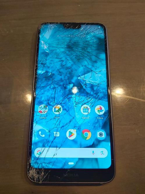 Nokia 7.1 Andriod ONE android 10 32GB opslag 3GB glas kapot