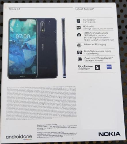 Nokia 7.1 Blauw NIEUW IN DOOS