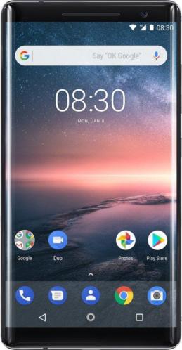 Nokia 8 Sirocco - 128GB - Zwart (Mobiele telefonie)