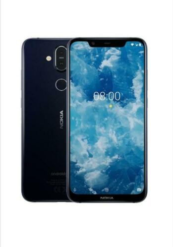 NOKIA 8.1 Blauw met Extra Accessoires 