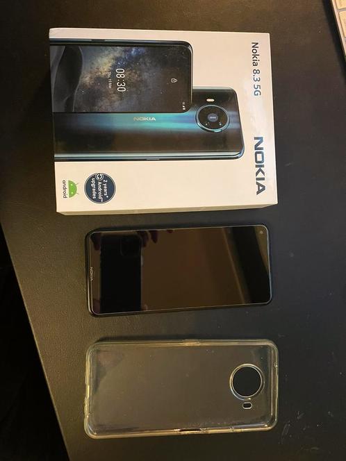 Nokia 8.3 5G incl. Screenprotector en transparant hoesje