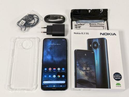 Nokia 8.3 5G smartphone 128GB met Android One, dualsim, IP52