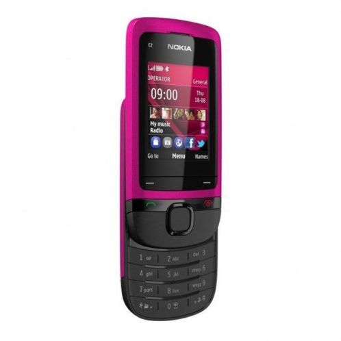 Nokia C2-C5 pink (roze dus) SIMLOCKVRIJ 