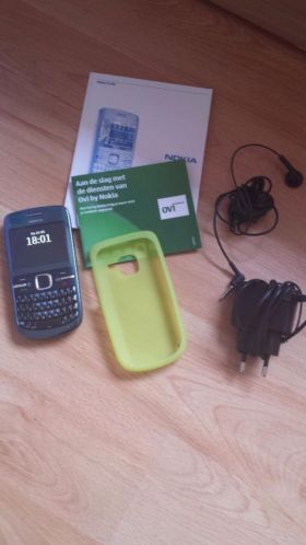 nokia c3 grijs-blauw