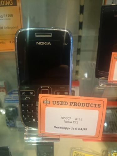 Nokia E72 - zwart