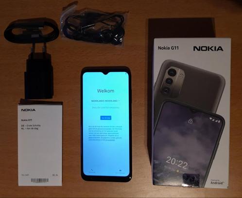 Nokia G11 , 3GB ram , 32 GB opslag , kleur charcoal