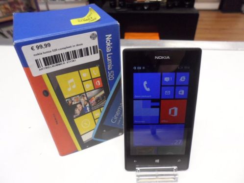 Nokia Lumia 520  Windows Phone 8  Snapdragon  Incl. doos