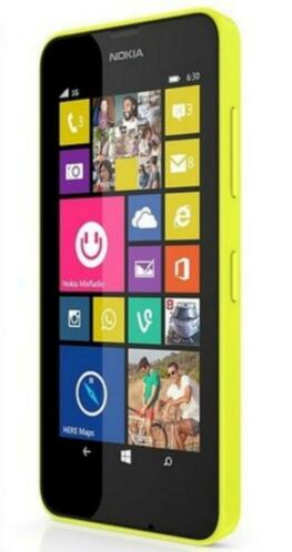 Nokia Lumia 630 8GB zwart en geel