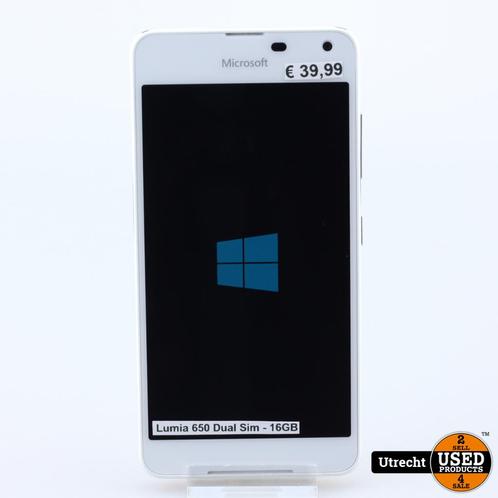 Nokia Lumia 650 Dual Sim 16GB Wit