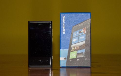 Nokia Lumia 800 zwart