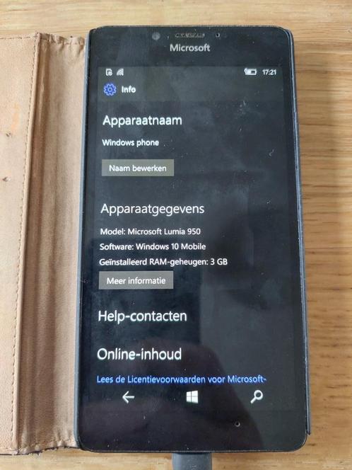 Nokia Microsoft Lumia 950 32GB 4G Zwart