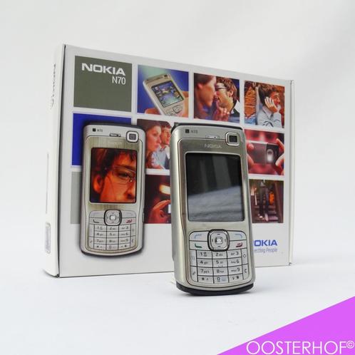 Nokia N70-1 Silver Black In Doos  Vintage Collectable
