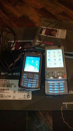 Nokia N95  Nokia N70 (met boekjes doos en lader)