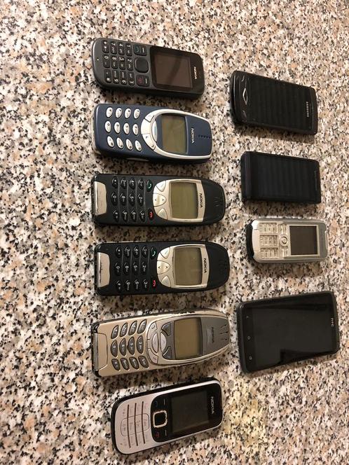 Nokia, Sony Erikson en Samsung telefoons