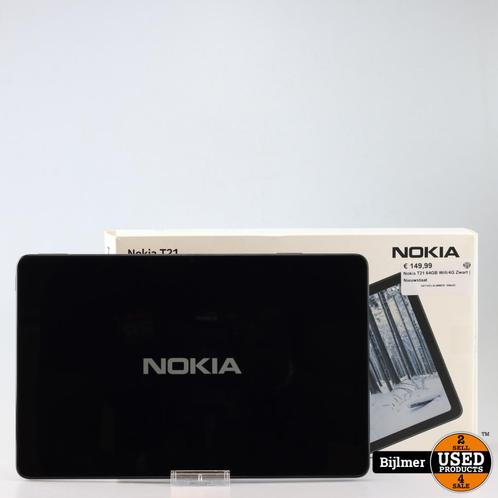 Nokia T21 64GB Wifi4G Zwart  Nieuwstaat