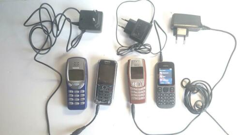 Nokia telefoons.  Oude modellen